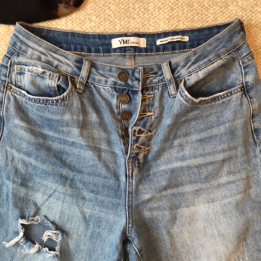 High Rise Flare Jeans - Picture 3 of 3